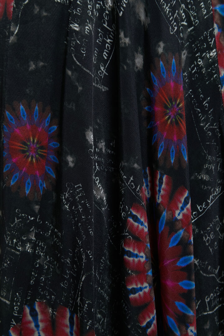 Asymmetric midi-skirt | Desigual