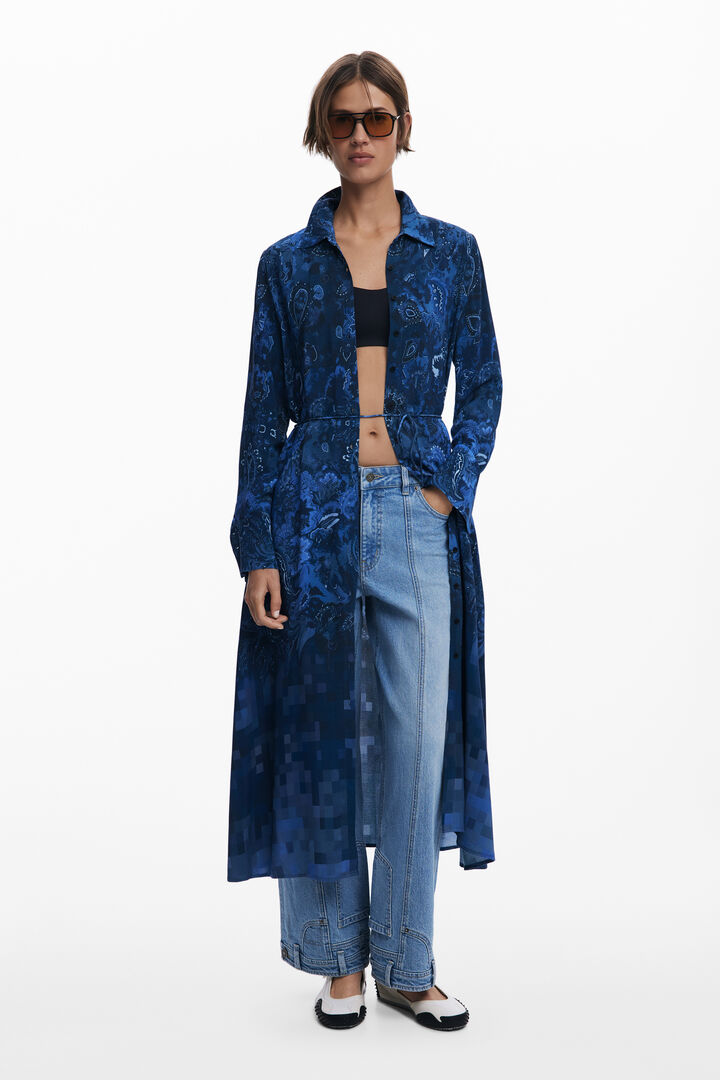 Robe chemise Paisley | Desigual