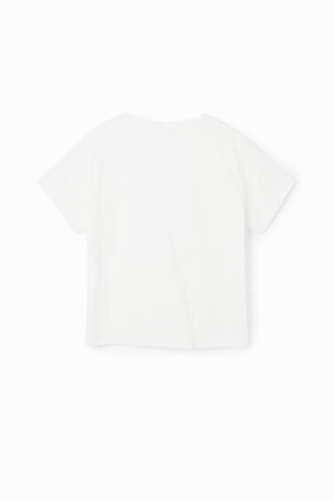 Rhinestone heart T-shirt | Desigual