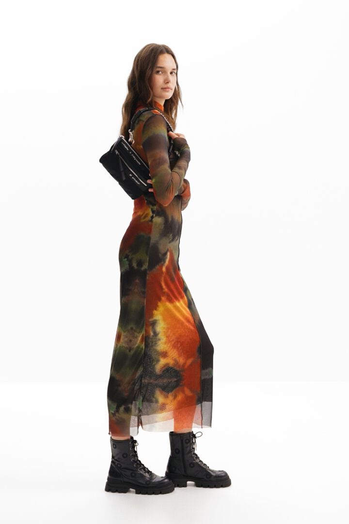 Midsize nylon pockets bag | Desigual