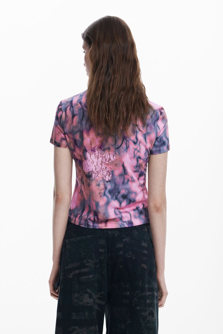 T-shirt à fleurs Collina Strada | Desigual