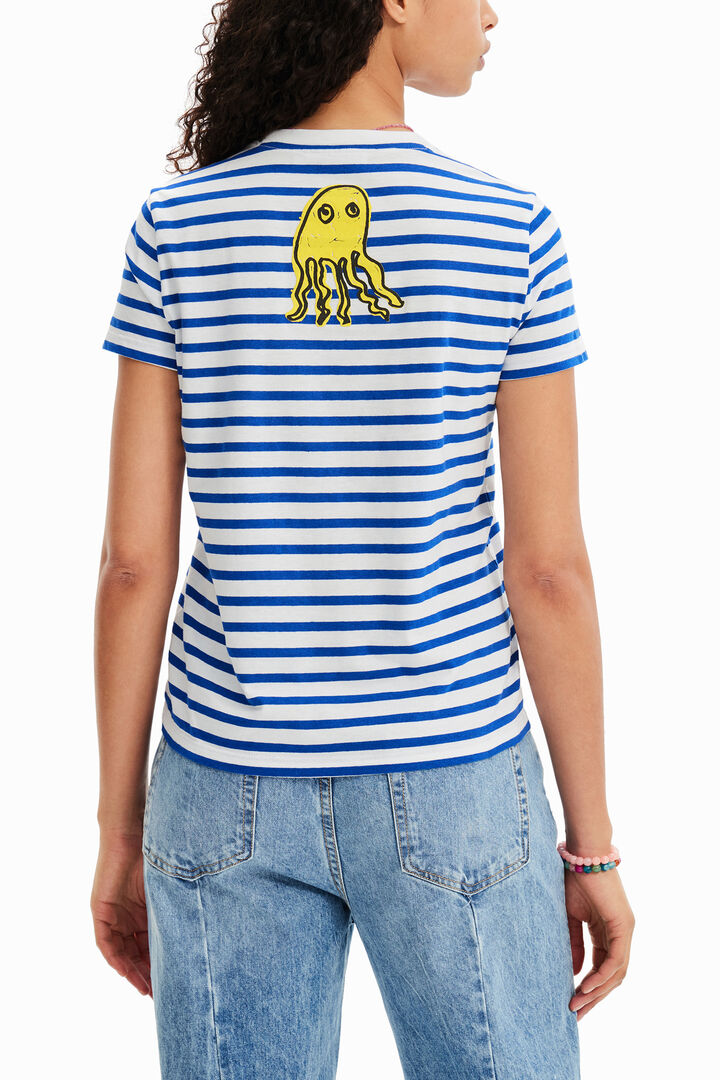Striped arty T-shirt | Desigual