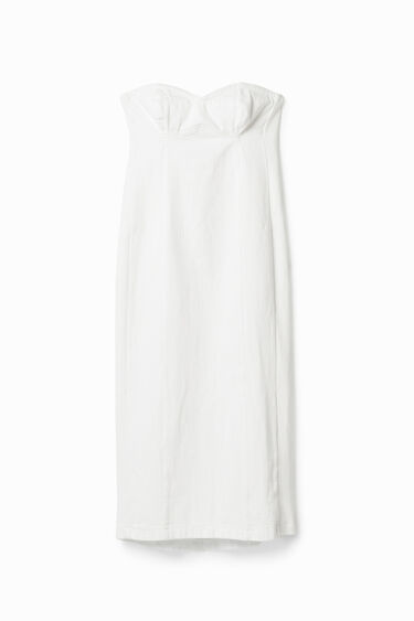 Vestido midi vaquero slim | Desigual