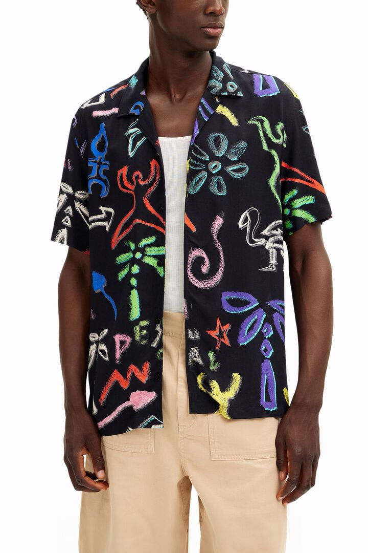 Camisa motivos artísticos | Desigual