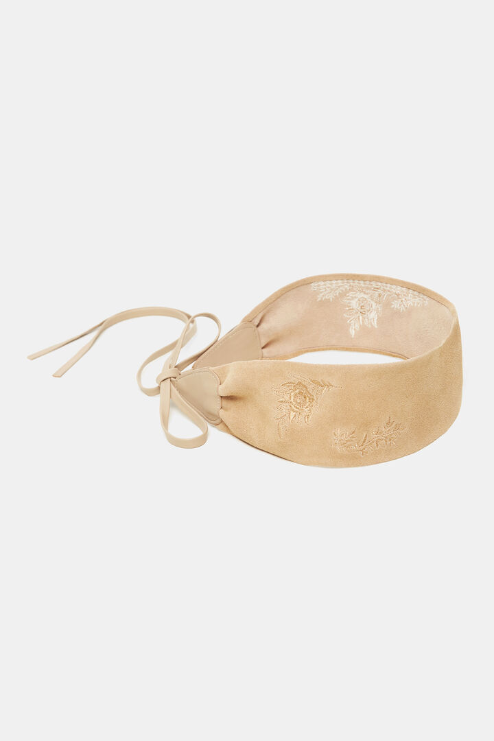 Leather sash flowers | Desigual
