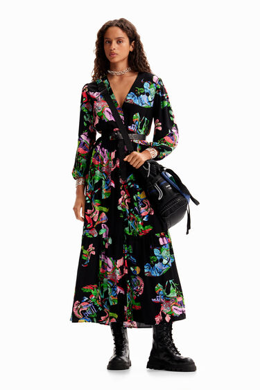 Robe chemise longue M. Christian Lacroix | Desigual