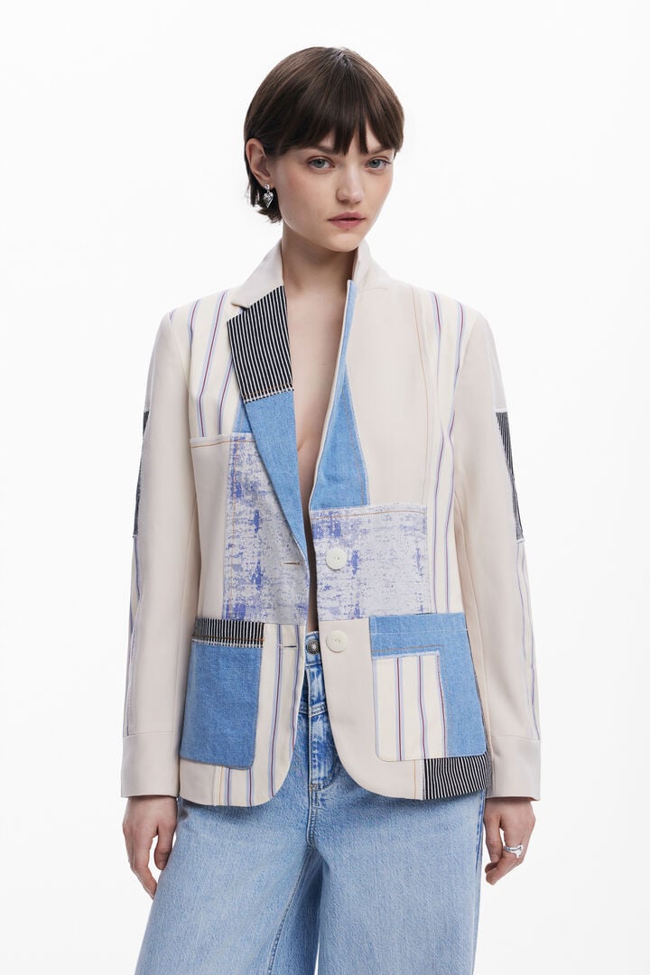 Patchwork blazer