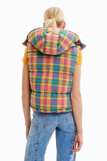 Plaid padded gilet | Desigual