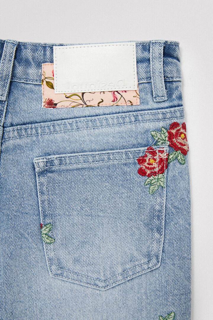 Jean wide leg roses | Desigual
