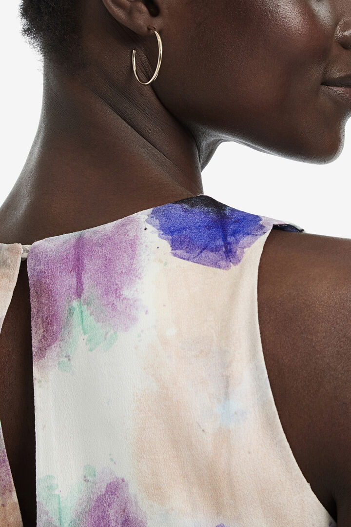 Short floaty dress with slight flare | Desigual
