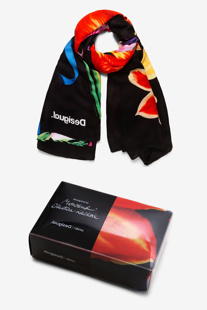 Foulard rectangulaire floral Designed by M. Christian Lacroix | Desigual