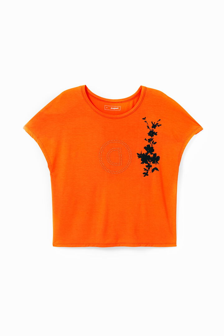 T-shirt with pleated back | Desigual