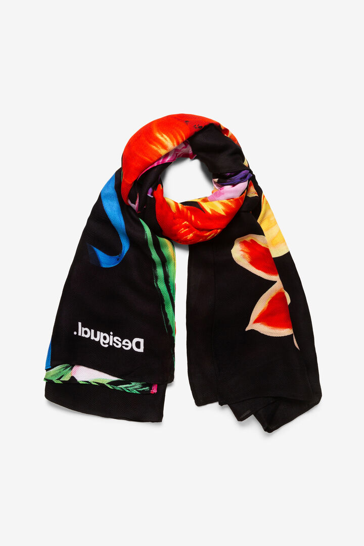 Foulard rectangulaire floral Designed by M. Christian Lacroix | Desigual