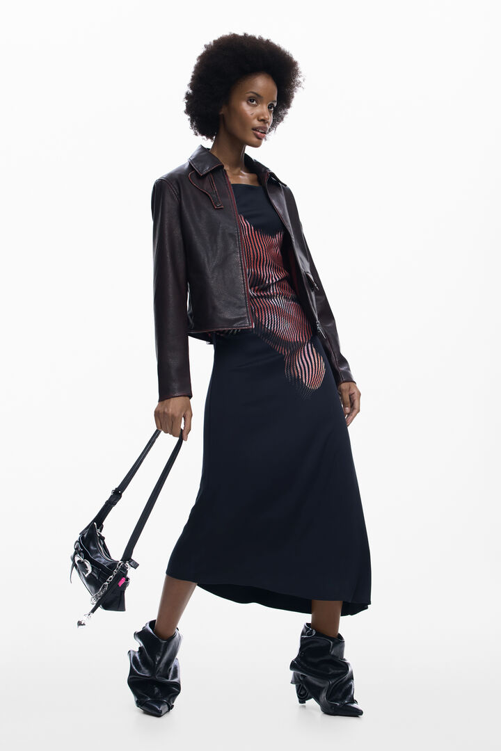 Pixelated midi dress | Desigual