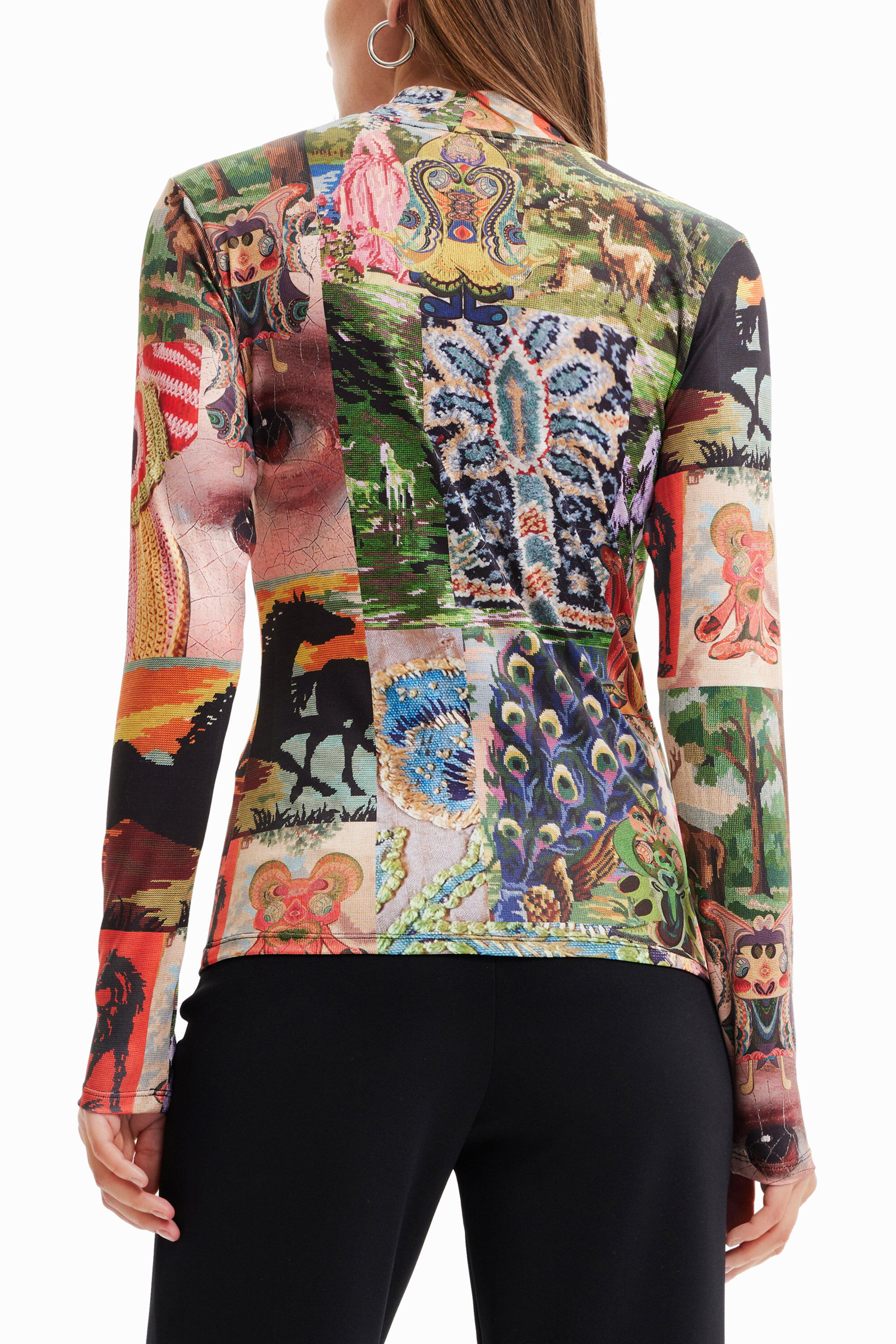 M. Christian Lacroix patch T-shirt | Desigual.com
