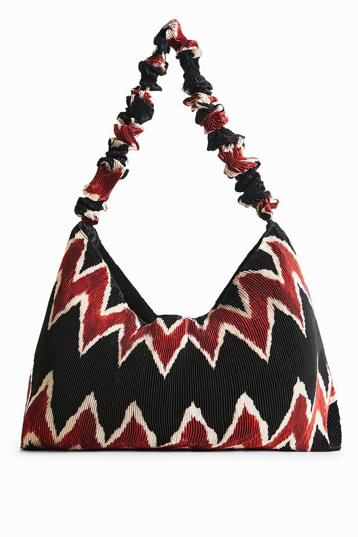 Geometric pleated bag | Desigual