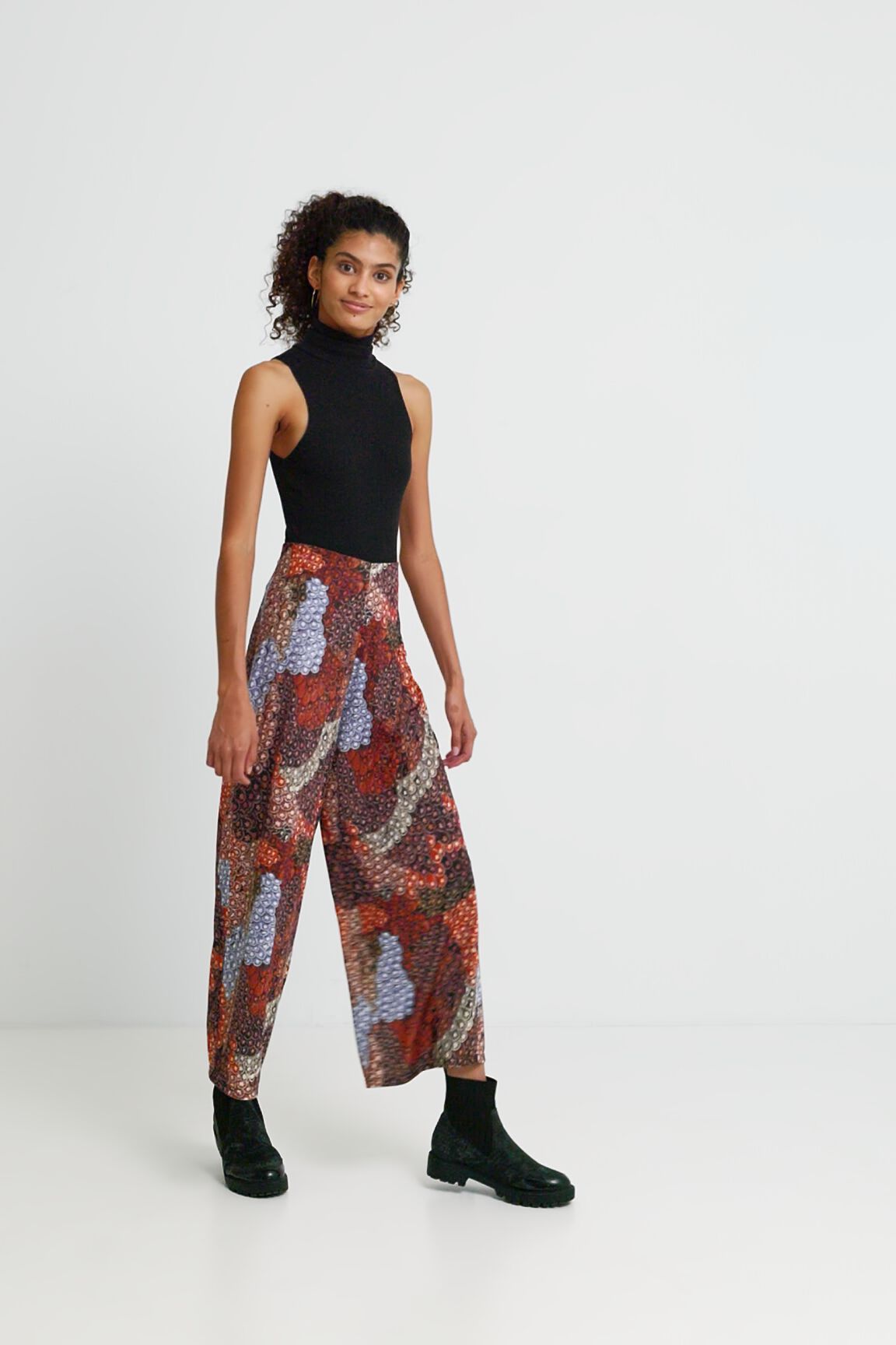 Pantalon large imprim Desigual