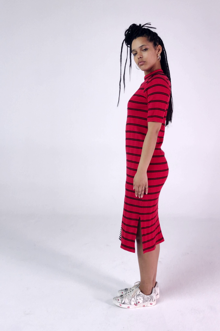 Striped T-shirt midi-dress | Desigual