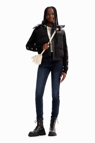 Detachable-sleeve padded jacket | Desigual