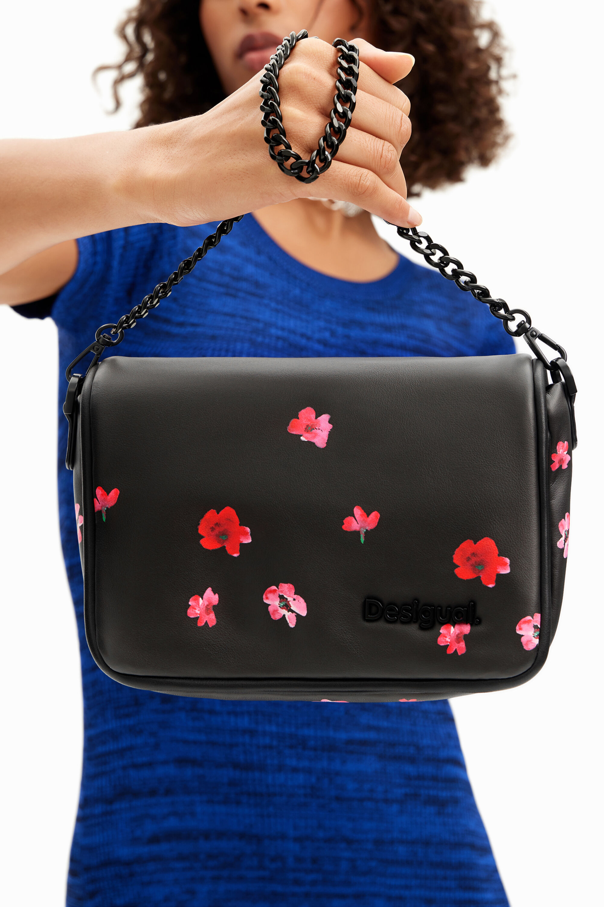 Women s S padded floral crossbody bag I Desigual