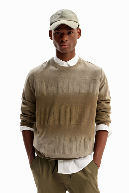 Pullover Farbverlauf Message