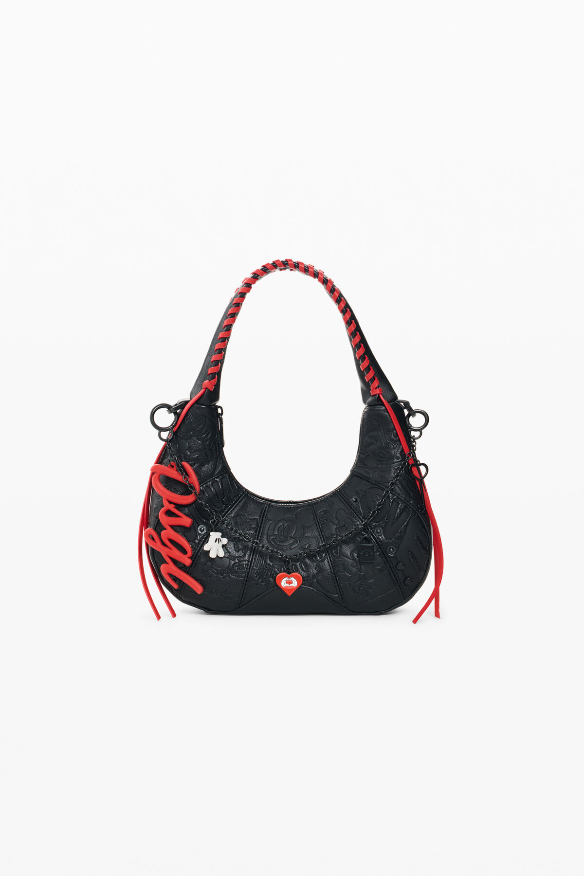 ミッキー™の中型バッグ 黒 レディースアクセサリーの I Desigual.com