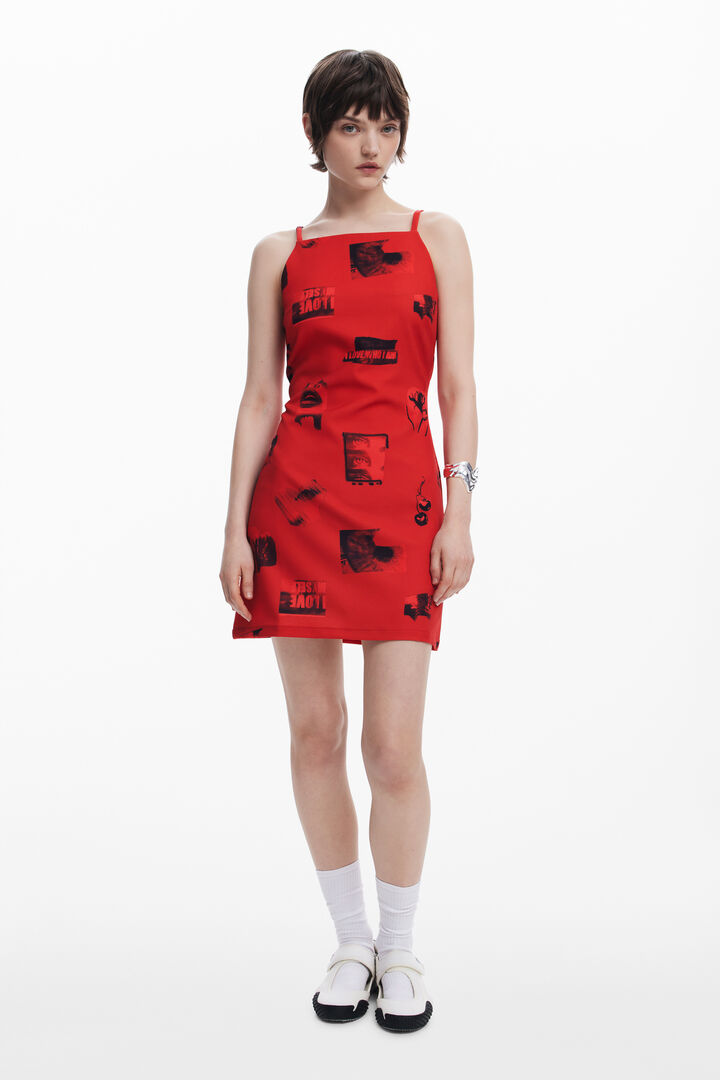 Robe courte postales | Desigual