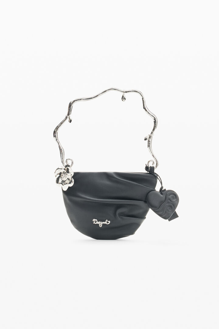 Kleine juwelen tas met leereffect