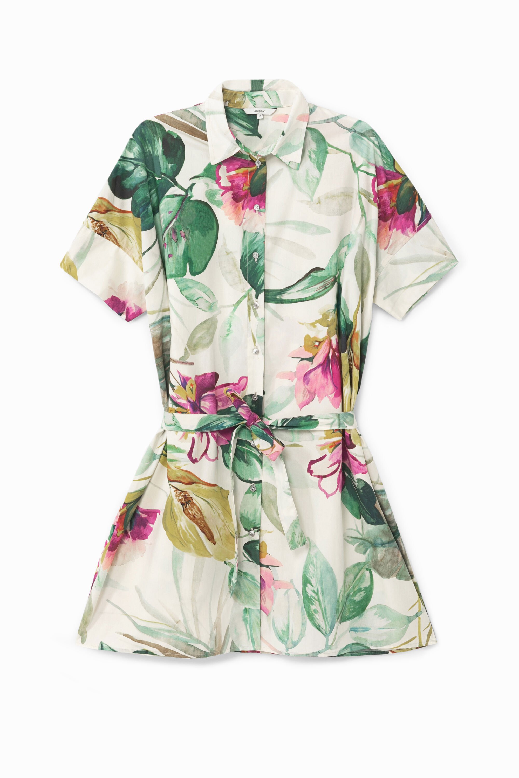 Vestido safari desigual cheap