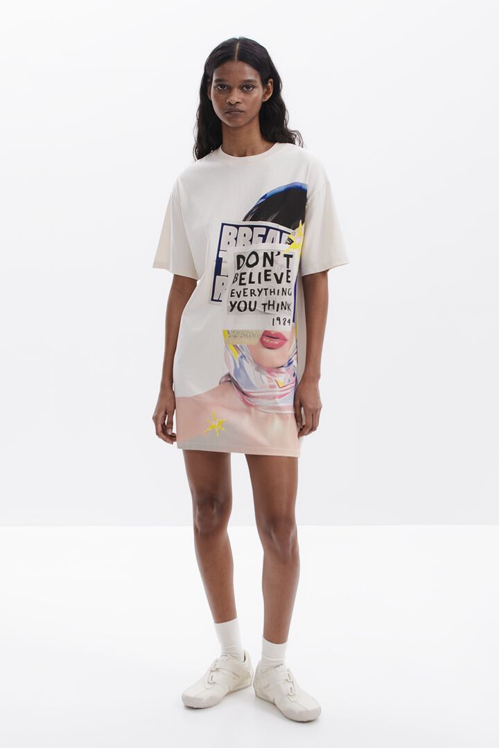T-shirt style dress | Desigual