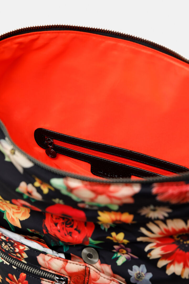 Borsa quadrata nylon floreale | Desigual