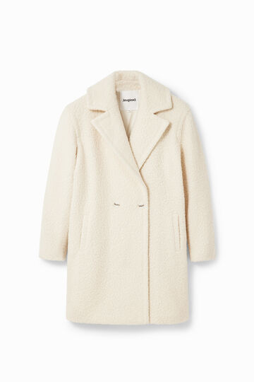 Manteau croisé bouclé | Desigual