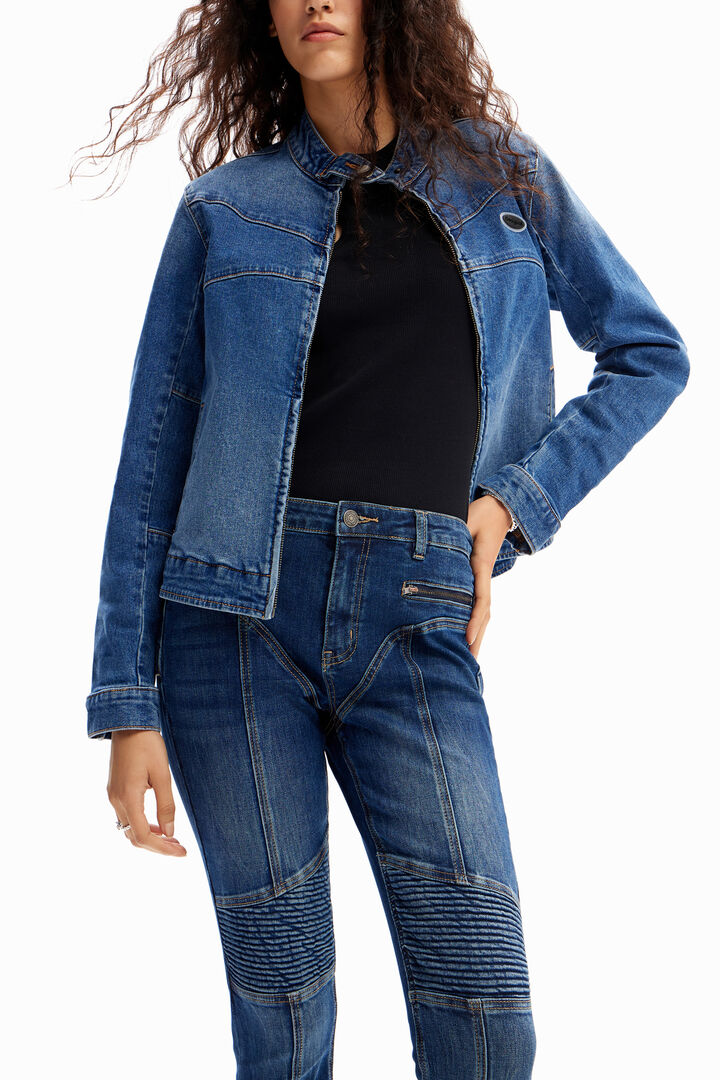 Slim biker jeans | Desigual