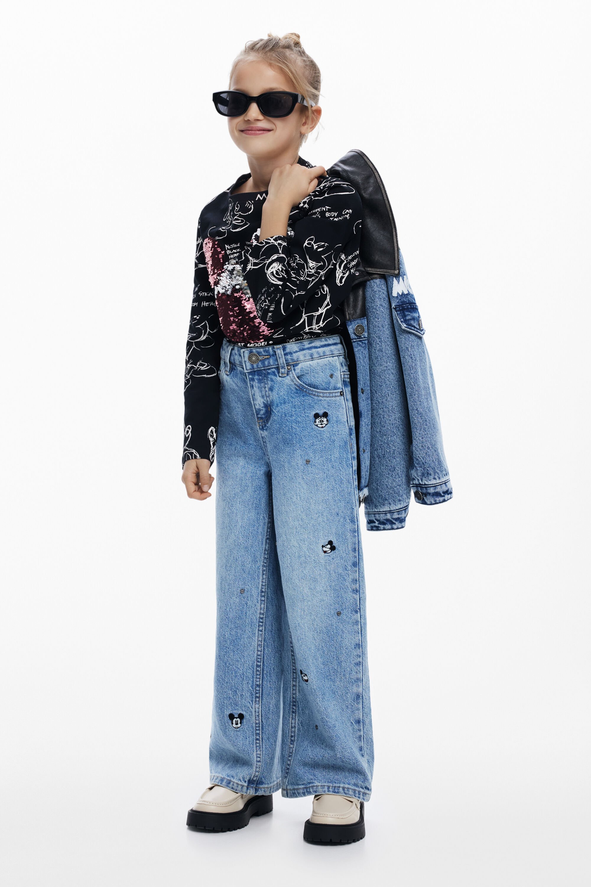 Wide Mickey™-Jeans