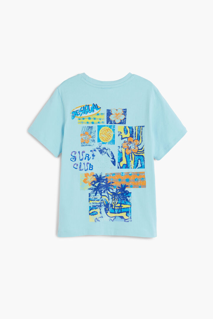 T-shirt met tropische print | Desigual