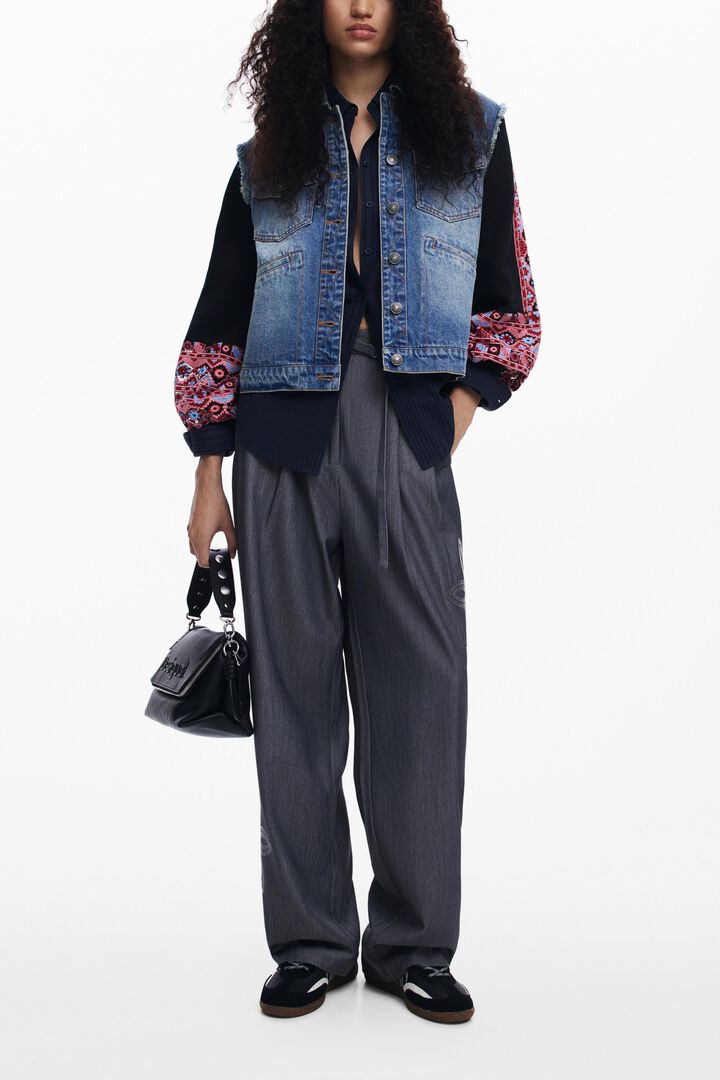 Chaqueta Trucker texturas | Desigual