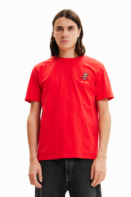 Short-sleeve bird T-shirt