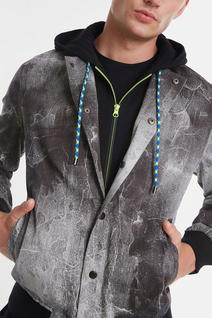 Chaqueta sport con felpa extraíble | Desigual