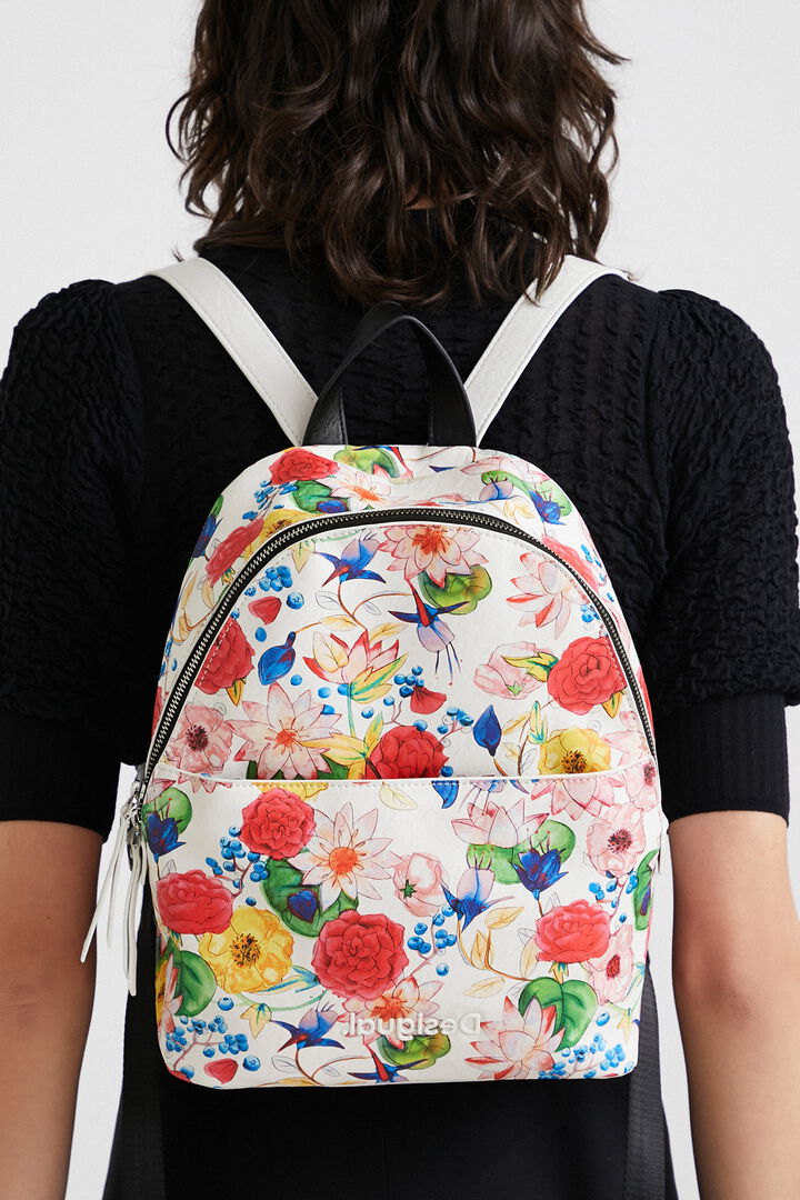 Petit sac à dos fleuri | Desigual