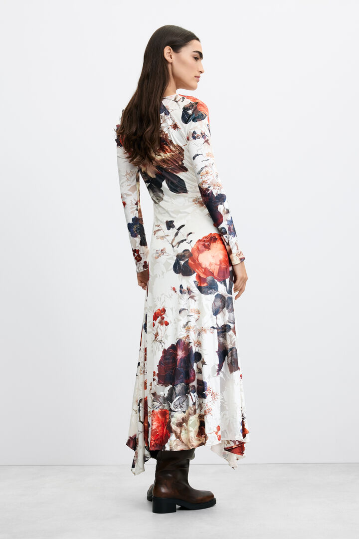 Vestido longo estampado
