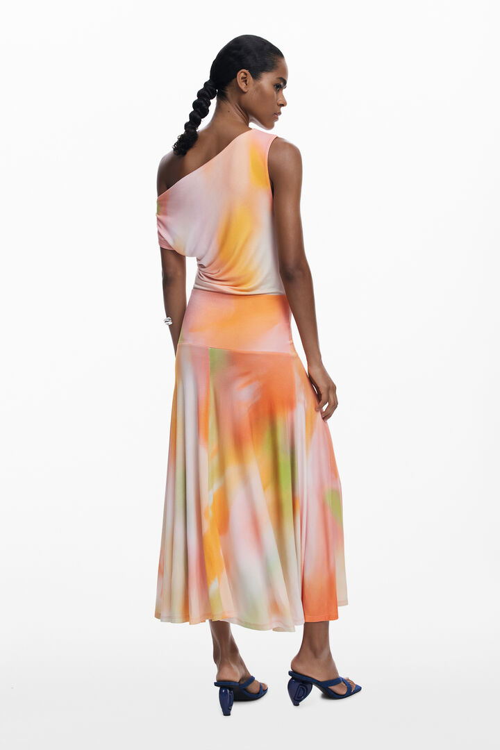 Robe longue asymétrique | Desigual