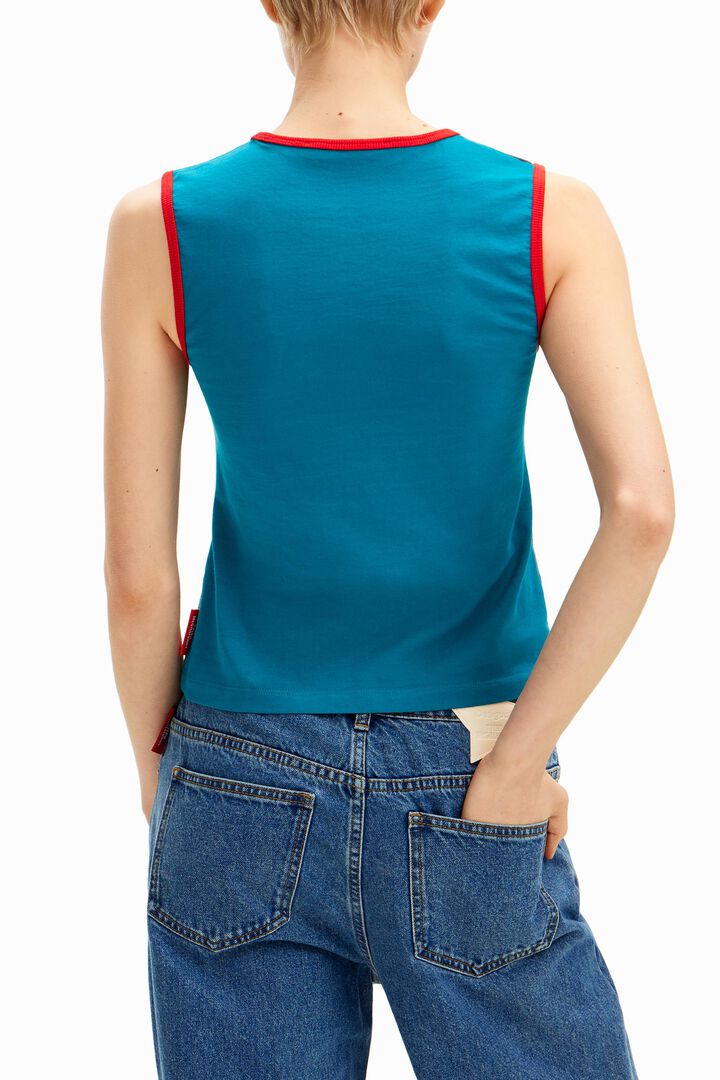 Tyler McGillivary piranha top | Desigual