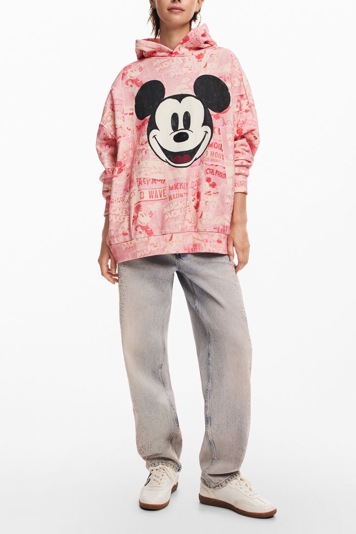 Mickey Mouse hoodie with drawstring | Desigual