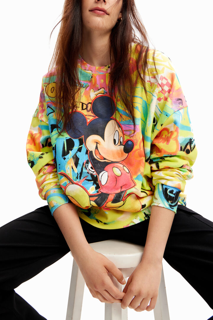 Sudadera oversize Mickey Mouse | Desigual