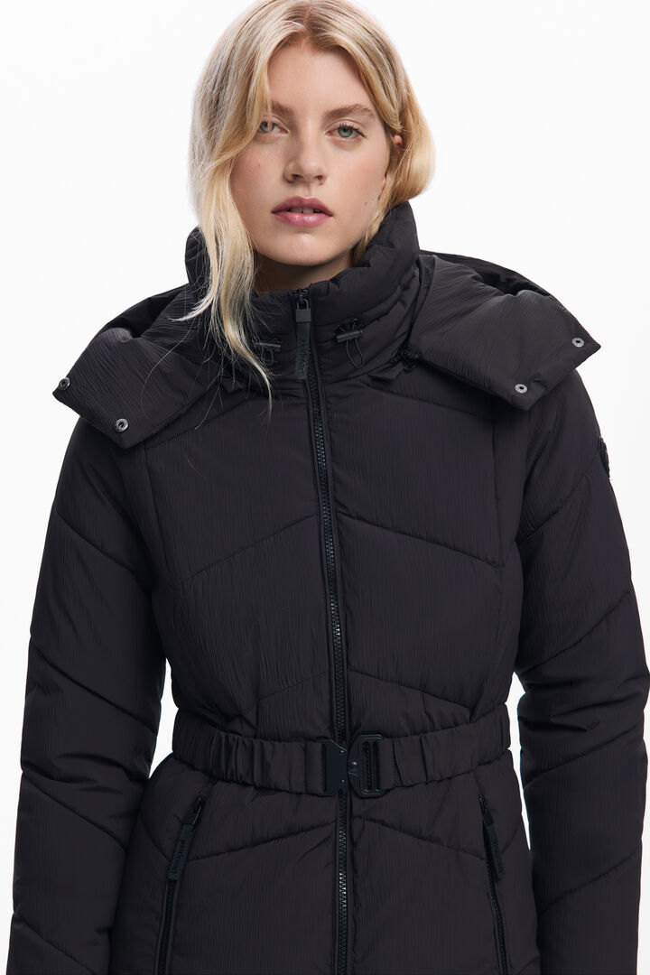 Gesteppte Jacke mit Gürtel | Desigual