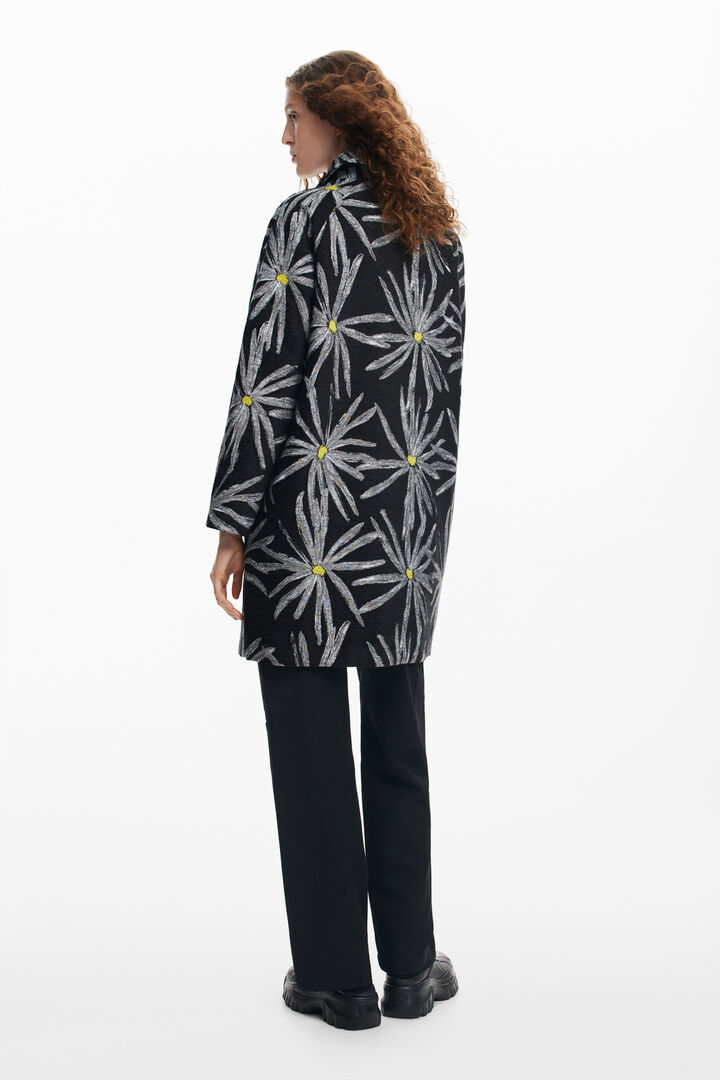 Abrigo estampado margaritas | Desigual