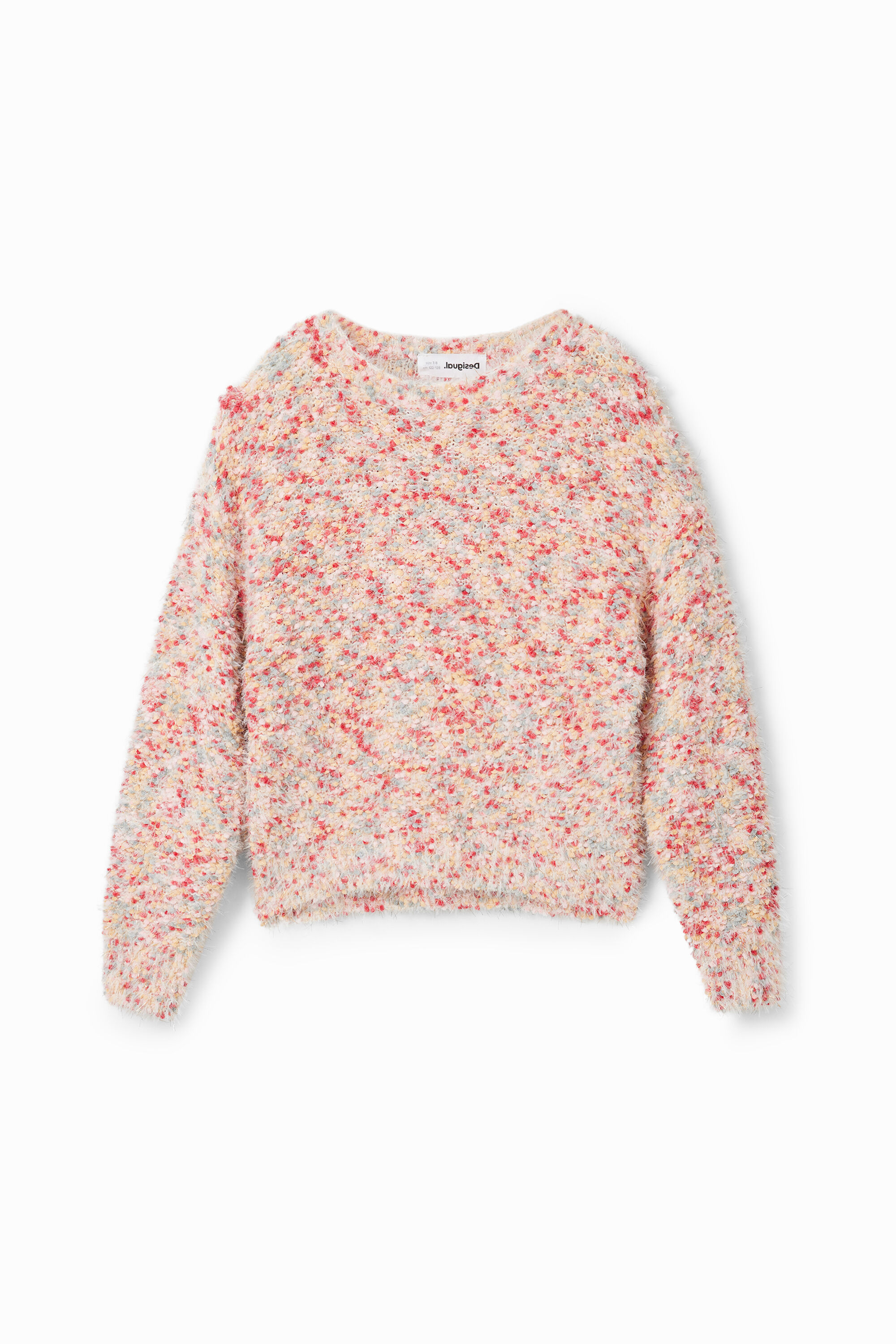 Bouclé texture pullover