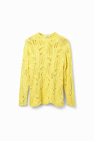 透かし編み オーバーサイズセーター | Desigual