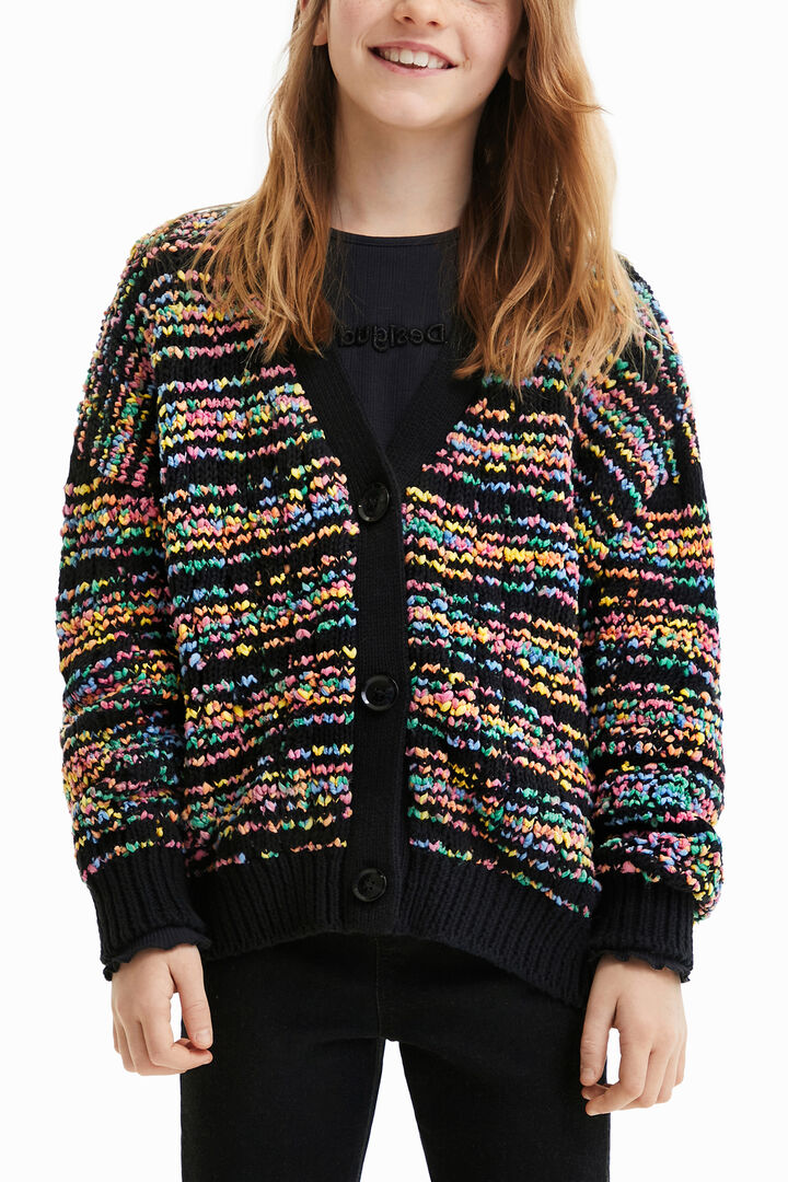 Chaqueta tricot rayas | Desigual
