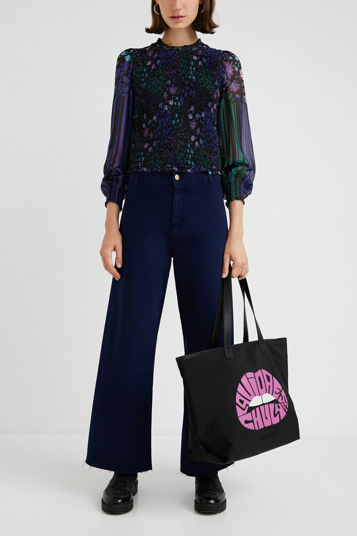 Blusa ajustada floral | Desigual